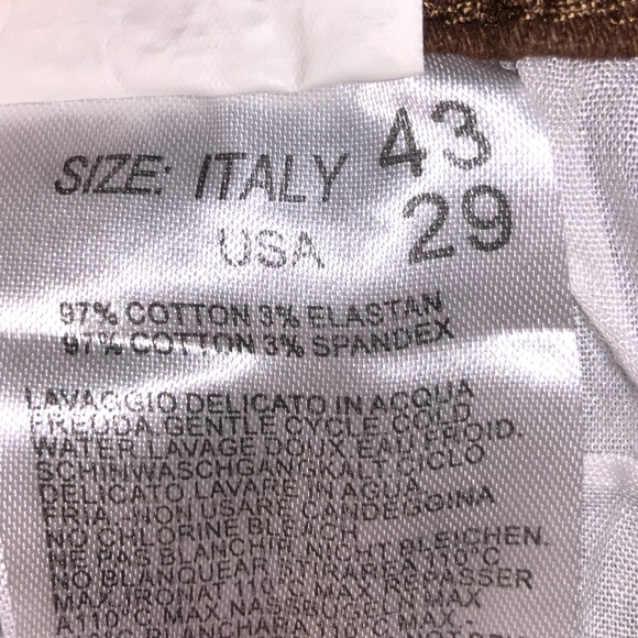 Y2K shorts, ripped brown denim shorts with ties on both sides - Picture 5 of 6